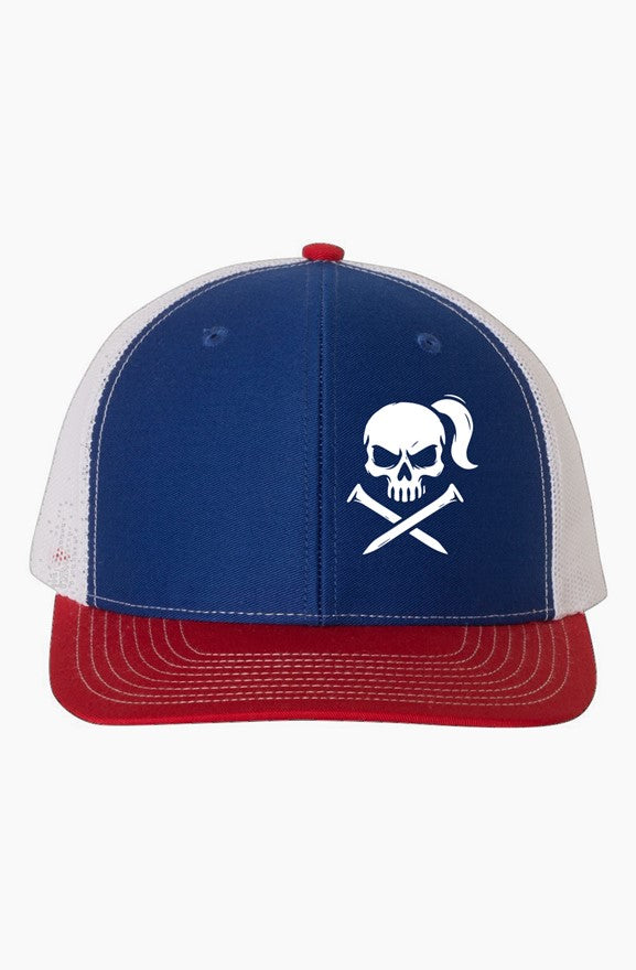 Ryder, White. & Blue Snapback